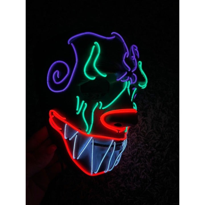 El Wire Hand Painted Hand Made Joker Mask