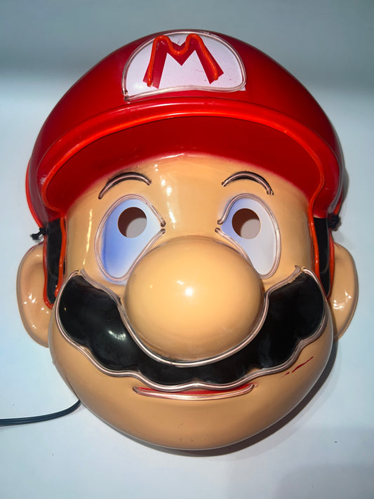 LED Light Up Super Mario Mask