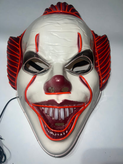 LED Light Up Pennywise Clown Mask