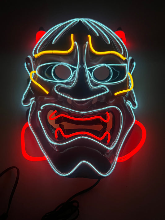 LED Light Up Devil Mask