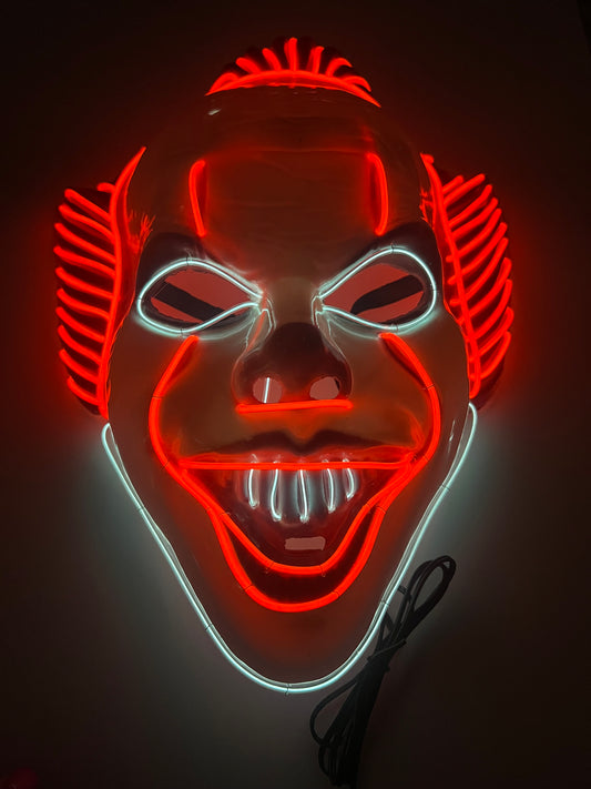 LED Light Up Pennywise Clown Mask