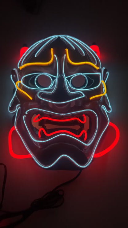 LED Light Up Devil Mask